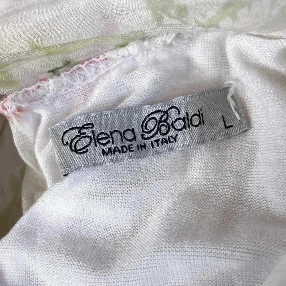 Elena Baldi Silk Sleeveless Tie Neck Tank - Size Large | G002 - Picture 4 of 6